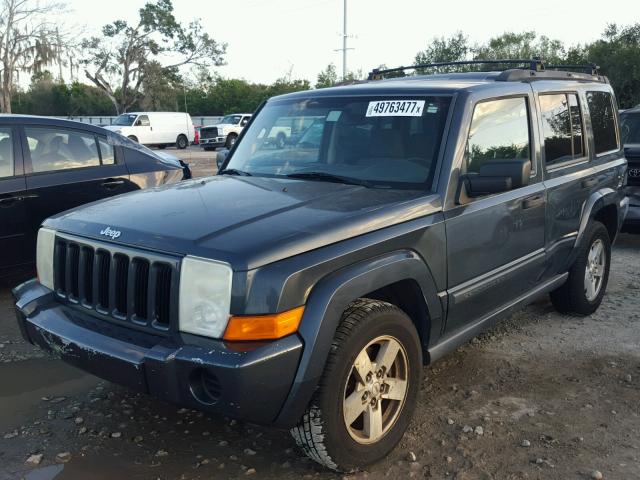 1J8HH48N56C357208 - 2006 JEEP COMMANDER BLUE photo 2