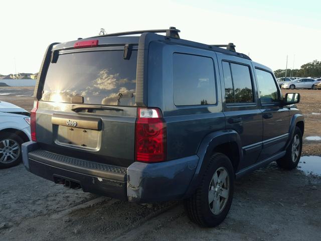 1J8HH48N56C357208 - 2006 JEEP COMMANDER BLUE photo 4