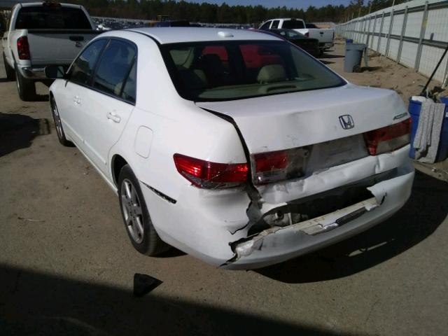 1HGCM66864A094145 - 2004 HONDA ACCORD EX WHITE photo 3