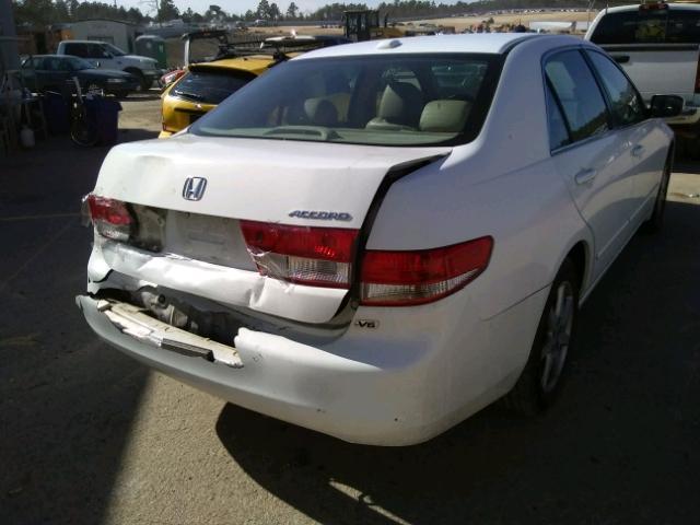 1HGCM66864A094145 - 2004 HONDA ACCORD EX WHITE photo 4