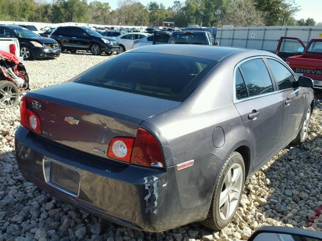 1G1ZA5E06A4121760 - 2010 CHEVROLET MALIBU LS GRAY photo 4