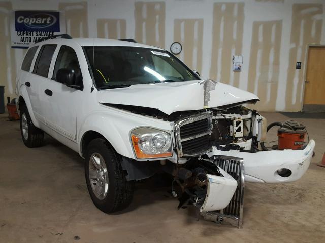 1D8HB48N34F235386 - 2004 DODGE DURANGO SL WHITE photo 1