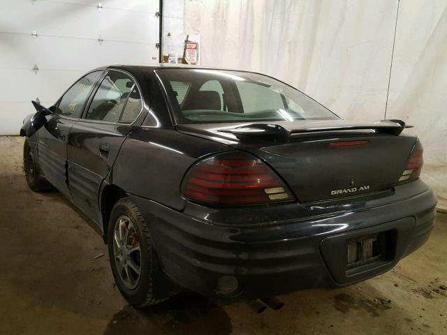 1G2NE52T0XC536164 - 1999 PONTIAC GRAND AM S 黑色 照片 3