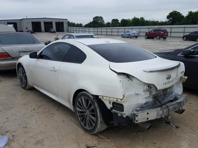 JN1CV6EK7BM215305 - 2011 INFINITI G37 BASE WHITE photo 3