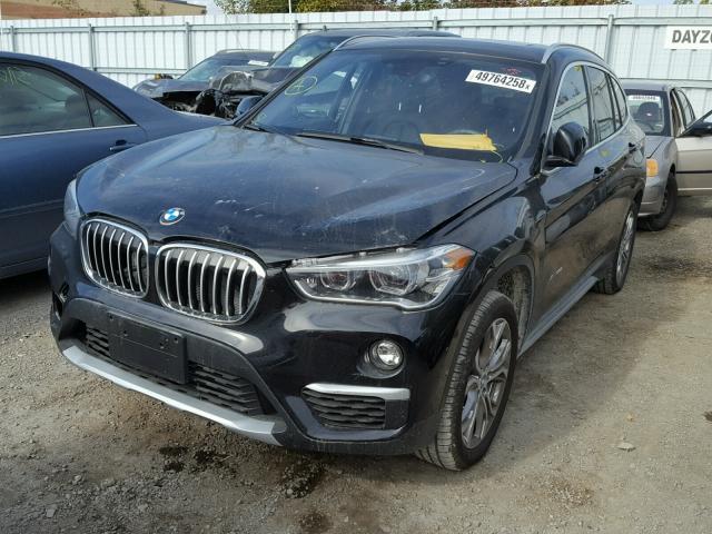 WBXHT3C3XJ5K22036 - 2018 BMW X1 XDRIVE2 BLACK photo 2