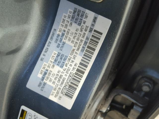 JM3TB2MA3A0223633 - 2010 MAZDA CX-9 TEAL photo 10