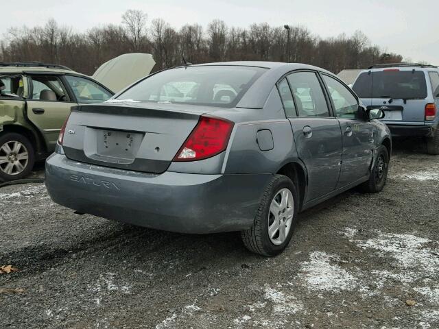 1G8AJ55F86Z179365 - 2006 SATURN ION LEVEL GRAY photo 4