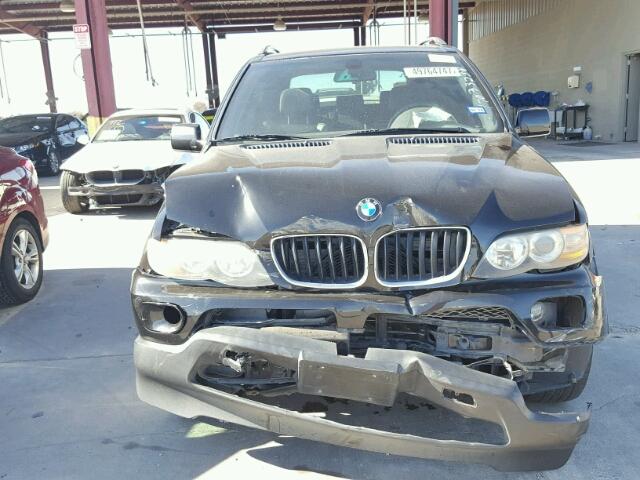 5UXFA13576LY27844 - 2006 BMW X5 3.0I BLACK photo 9