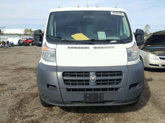 3C6TRVNG4HE524915 - 2017 RAM PROMASTER WHITE photo 9