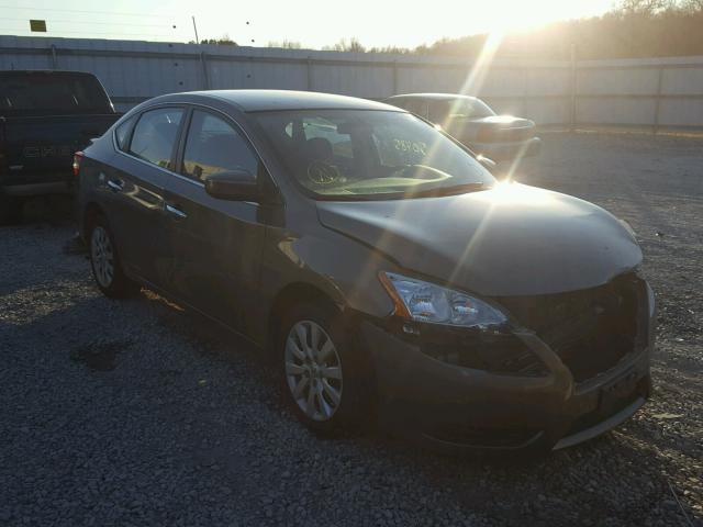 3N1AB7AP0FL646950 - 2015 NISSAN SENTRA S GOLD photo 1