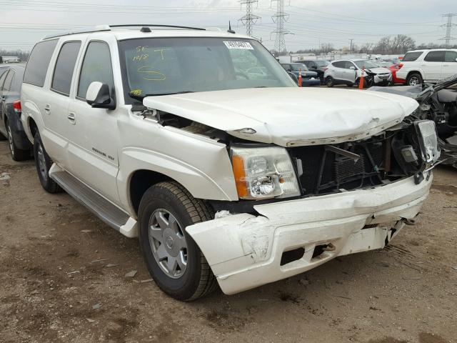 3GYFK66N54G114887 - 2004 CADILLAC ESCALADE E WHITE photo 1