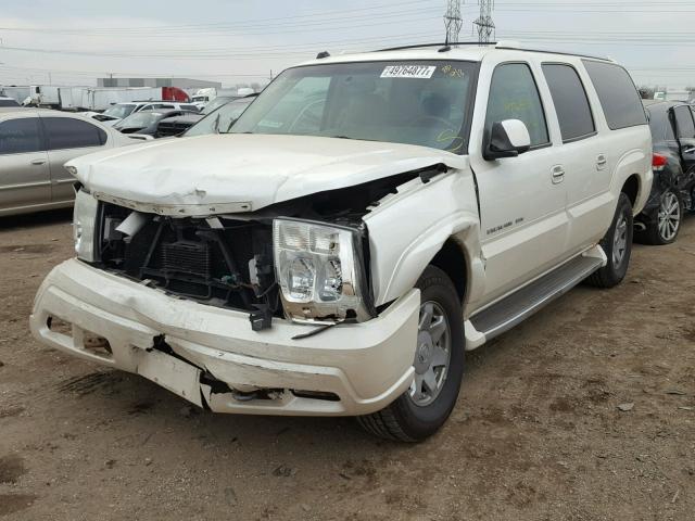 3GYFK66N54G114887 - 2004 CADILLAC ESCALADE E WHITE photo 2