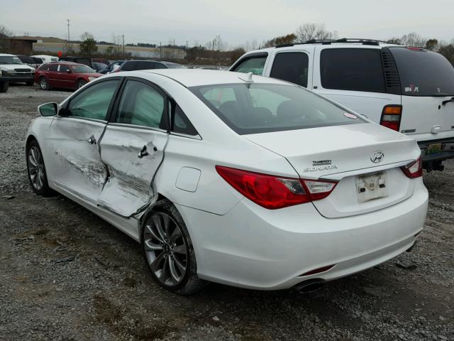 5NPEC4AC3BH229209 - 2011 HYUNDAI SONATA SE WHITE photo 3