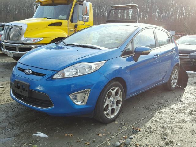 3FADP4FJ1CM134379 - 2012 FORD FIESTA SES BLUE photo 2