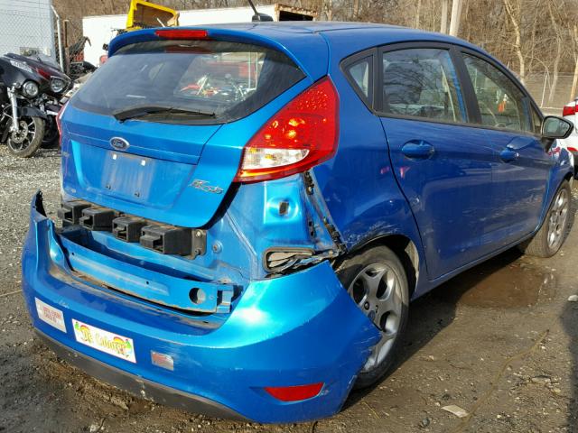 3FADP4FJ1CM134379 - 2012 FORD FIESTA SES BLUE photo 9