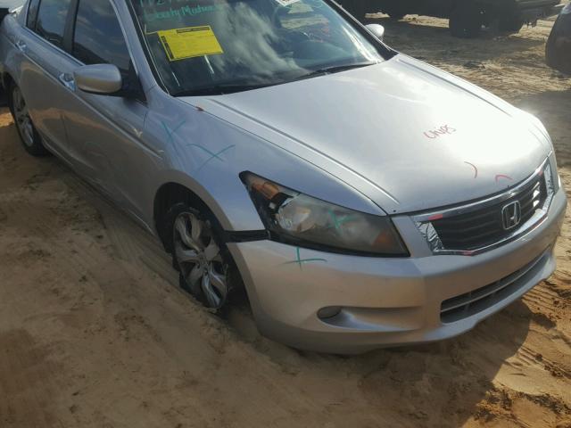 1HGCP36828A080822 - 2008 HONDA ACCORD EXL SILVER photo 9