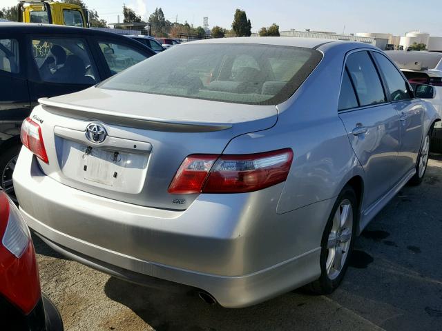 4T1BE46K87U664474 - 2007 TOYOTA CAMRY NEW SILVER photo 4