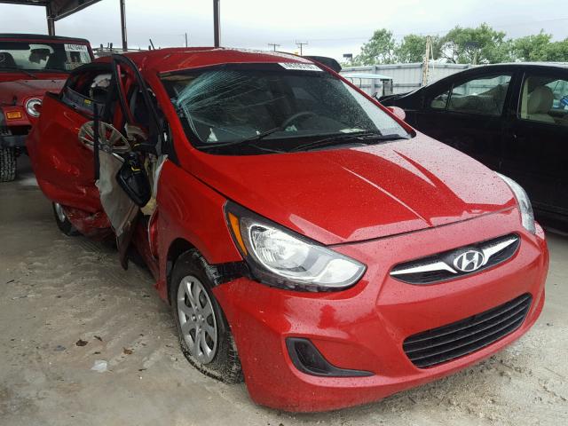 KMHCT4AE2EU642429 - 2014 HYUNDAI ACCENT GLS RED photo 1