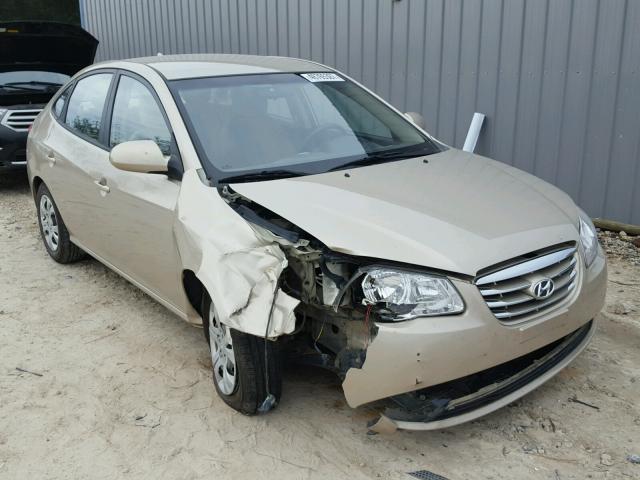 KMHDU4AD5AU134474 - 2010 HYUNDAI ELANTRA BL GOLD photo 1