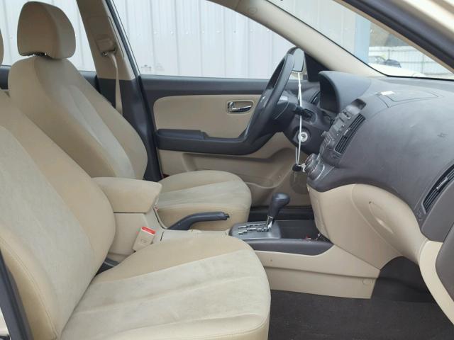 KMHDU4AD5AU134474 - 2010 HYUNDAI ELANTRA BL GOLD photo 5