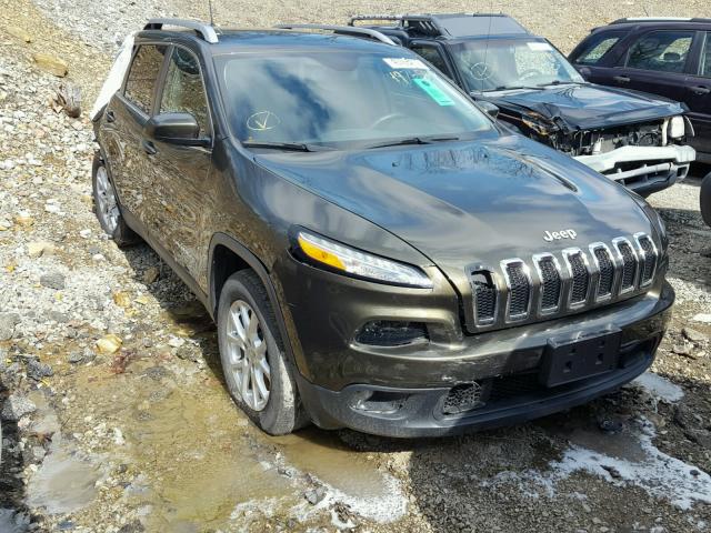 1C4PJMCS7GW146015 - 2016 JEEP CHEROKEE L GREEN photo 1