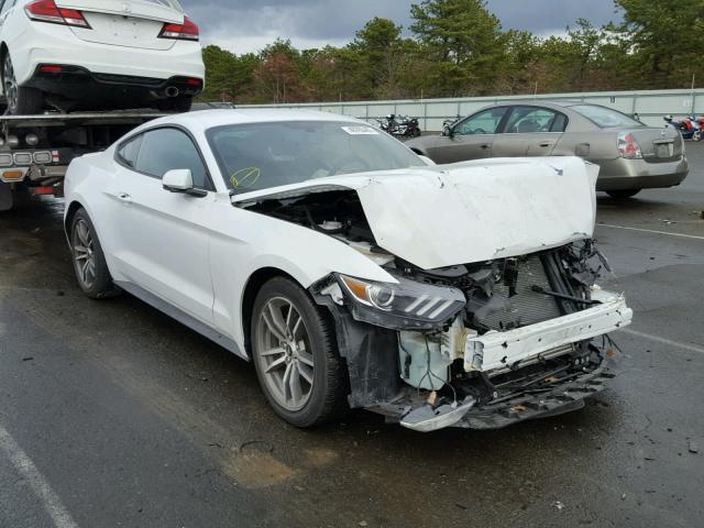 1FA6P8TH1F5365276 - 2015 FORD MUSTANG WHITE photo 1