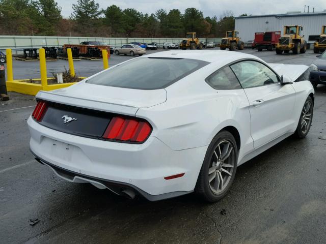 1FA6P8TH1F5365276 - 2015 FORD MUSTANG WHITE photo 4
