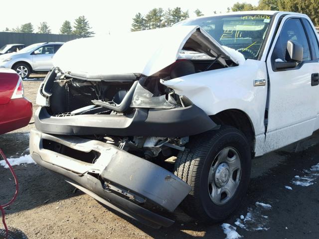 1FTRF12216NA35250 - 2006 FORD F150 WHITE photo 9