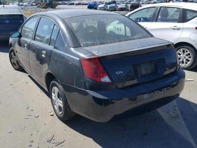 1G8AG52F75Z182856 - 2005 SATURN ION LEVEL BLACK photo 3