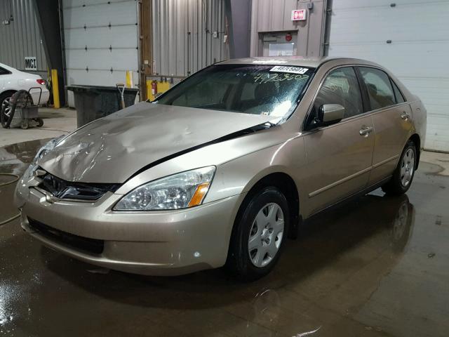 1HGCM56425A056288 - 2005 HONDA ACCORD LX TAN photo 2