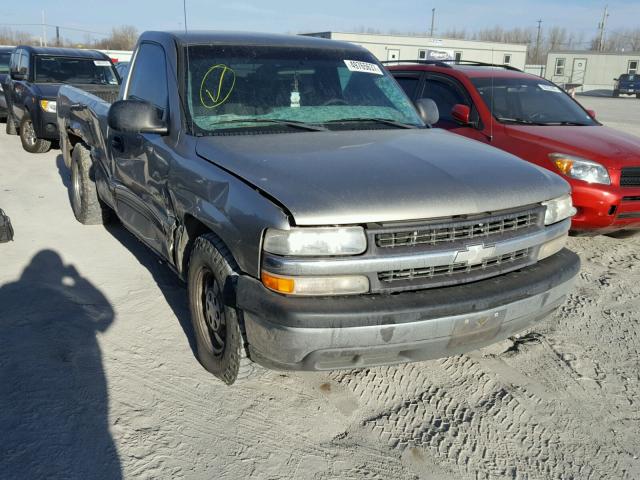 1GCEC14W61Z154811 - 2001 CHEVROLET SILVERADO BEIGE photo 1