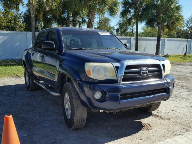 3TMJU62N36M025050 - 2006 TOYOTA TACOMA DOU BLUE photo 1