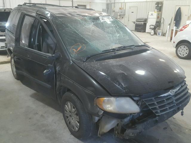 1A4GP45R36B559011 - 2006 CHRYSLER TOWN & COU BLACK photo 1