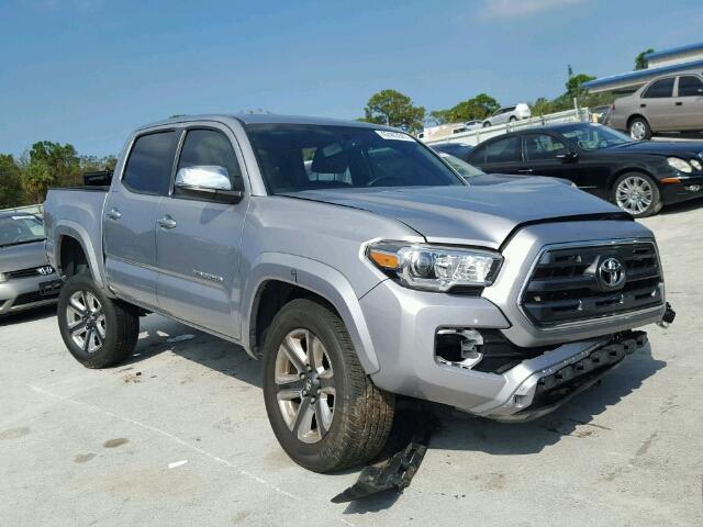 3TMGZ5AN5GM003351 - 2016 TOYOTA TACOMA DOU SILVER photo 1