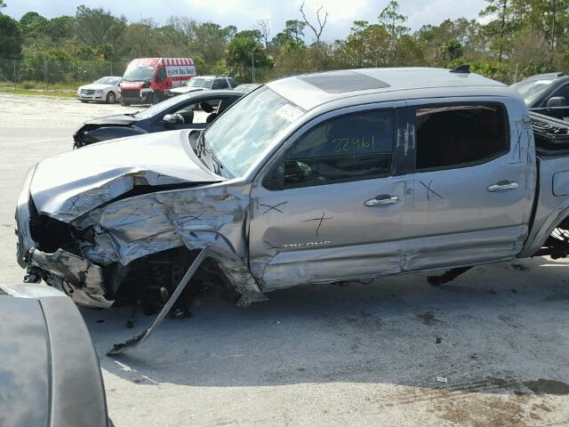 3TMGZ5AN5GM003351 - 2016 TOYOTA TACOMA DOU SILVER photo 9