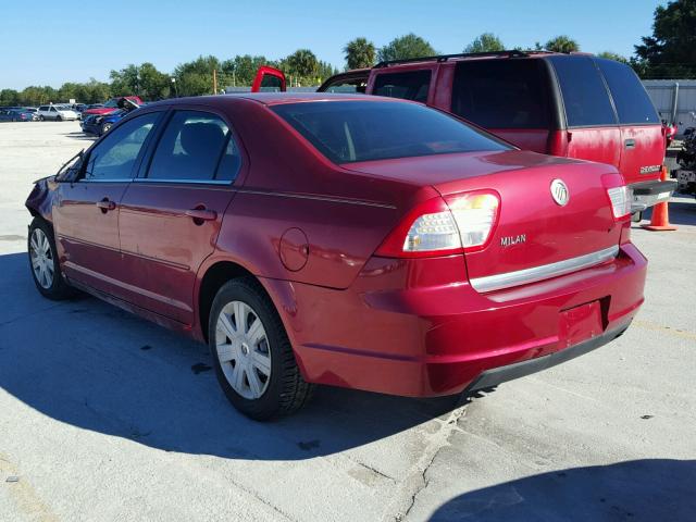 3MEFM07Z16R642382 - 2006 MERCURY MILAN MAROON photo 3