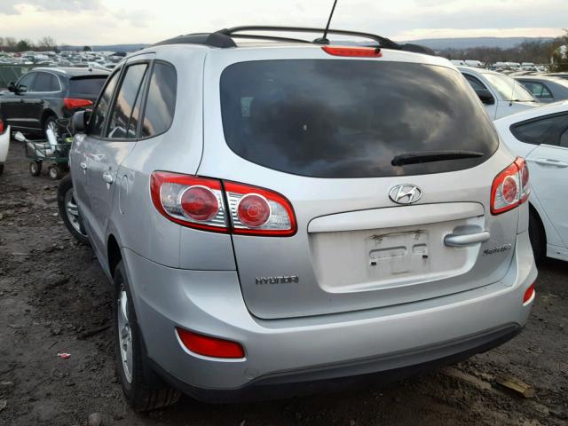 5XYZG3AB1BG010800 - 2011 HYUNDAI SANTA FE G SILVER photo 3