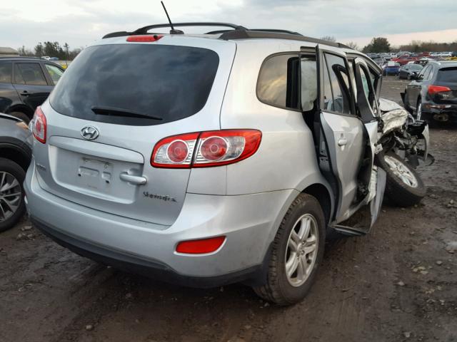 5XYZG3AB1BG010800 - 2011 HYUNDAI SANTA FE G SILVER photo 4