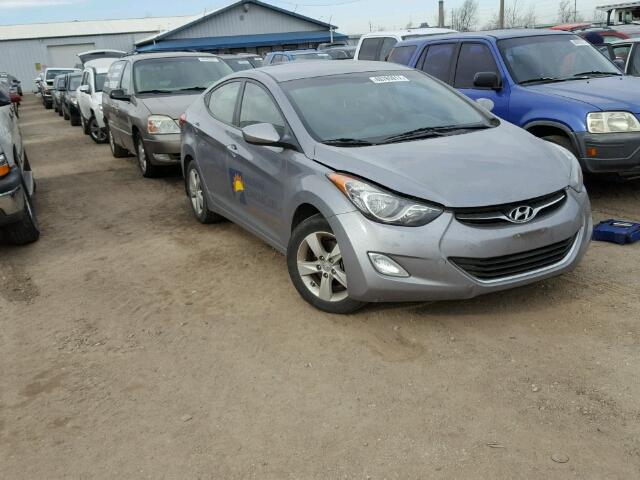 KMHDH4AE4DU683584 - 2013 HYUNDAI ELANTRA GL GRAY photo 1