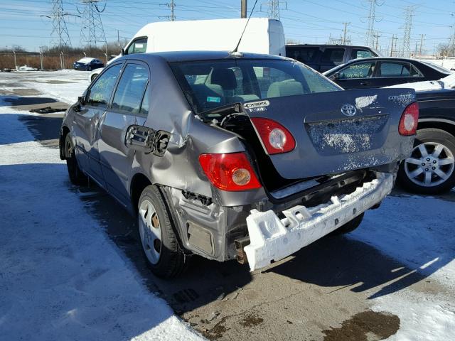 1NXBR32E97Z936271 - 2007 TOYOTA COROLLA CE GRAY photo 3