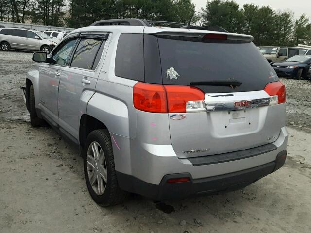 2CTFLGEW5A6305420 - 2010 GMC TERRAIN SL SILVER photo 3