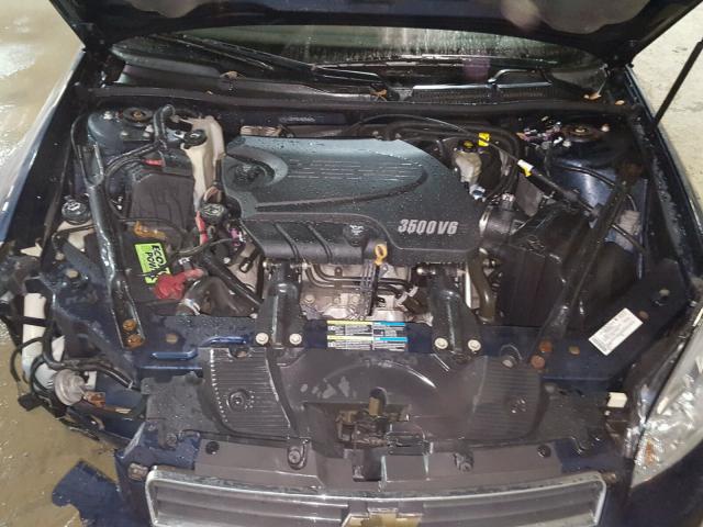 2G1WT58N781366478 - 2008 CHEVROLET IMPALA LT BLUE photo 7