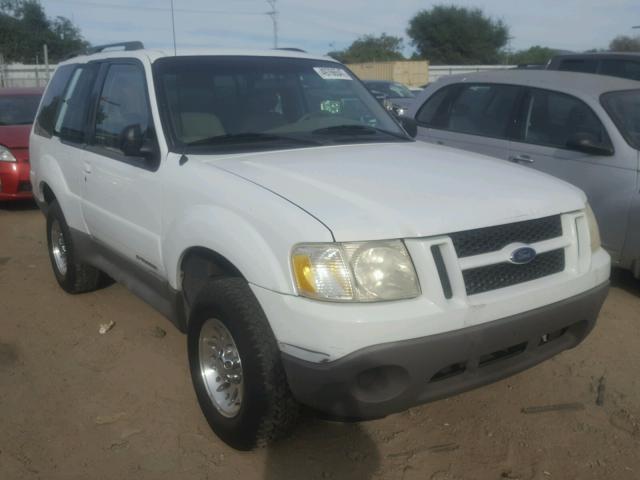 1FMYU60E31UC01354 - 2001 FORD EXPLORER S WHITE photo 1
