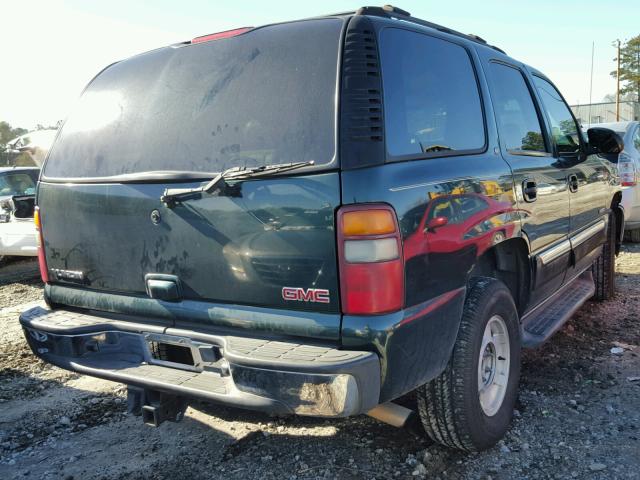 1GKEK13Z23J173229 - 2003 GMC YUKON GREEN photo 4