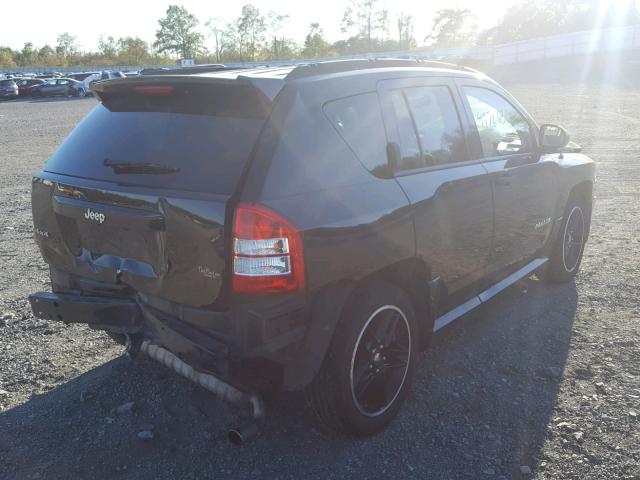 1J8FF47W08D550807 - 2008 JEEP COMPASS SP BLACK photo 4