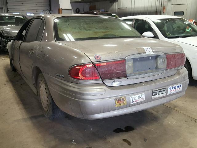 1G4HP54K61U231658 - 2001 BUICK LESABRE CU TAN photo 3