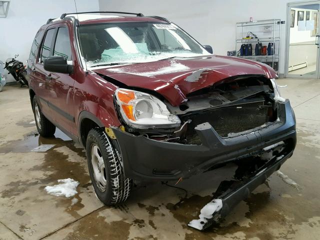 JHLRD78554C051179 - 2004 HONDA CR-V LX RED photo 1