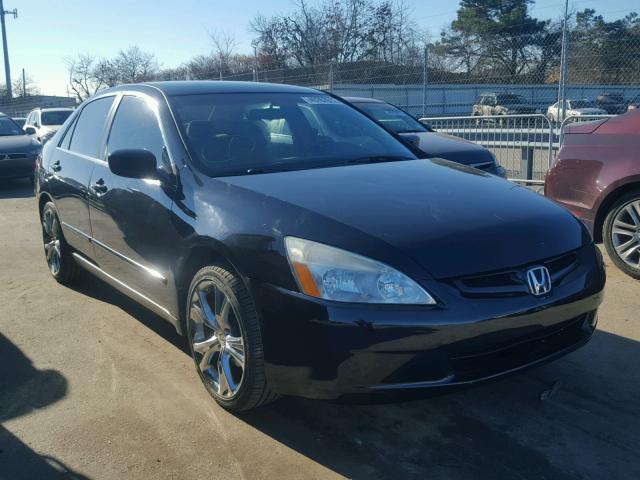 1HGCM56425A026627 - 2005 HONDA ACCORD LX BLACK photo 1