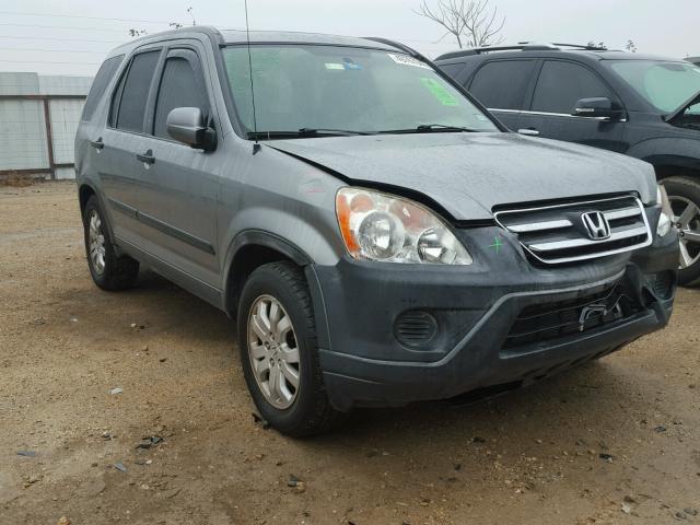 JHLRD78886C009134 - 2006 HONDA CR-V EX GRAY photo 1