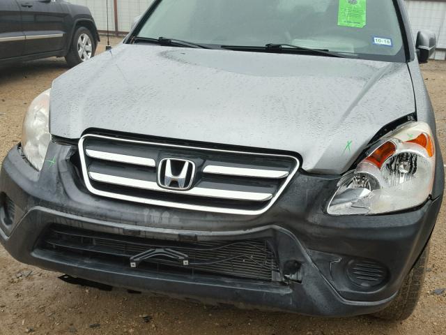 JHLRD78886C009134 - 2006 HONDA CR-V EX GRAY photo 9